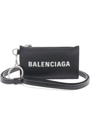 Balenciaga Pre-owned, Herre, Sort, ONE SIZE, Læder, Pre-owned Laeder punge