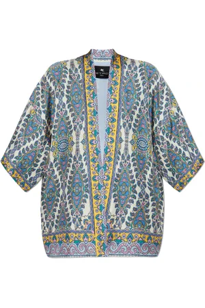Etro Bluser & Skjorter, Dame, Flerfarvet, L, Silkeskjorte