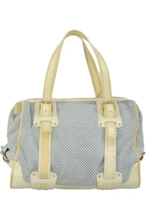 Bally Pre-owned, Dame, Grå, ONE SIZE, Uld, Pre-owned Laeder hndtasker