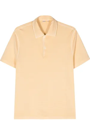 Aspesi Top, Herre, Gul, M, Bomuld, Bomuld Polo Skjorte