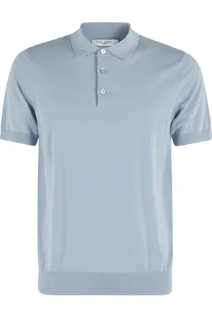 Paolo Pecora Top, Herre, Blå, M, Polo Skjorte