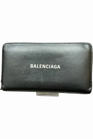 Balenciaga Pre-owned, Herre, Sort, ONE SIZE, Læder, Pre-owned Laeder punge