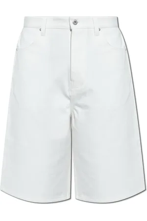 Jil Sander Shorts, Herre, Hvid, W33, Bomuld, Bermuda Shorts med Logo