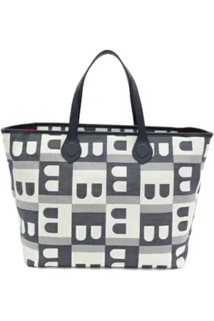 Bally Pre-owned, Dame, Flerfarvet, ONE SIZE, Tyl, Pre-owned Canvas totes