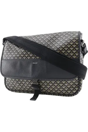 Bally Pre-owned, Herre, Flerfarvet, ONE SIZE, Uld, Pre-owned Canvas skuldertasker