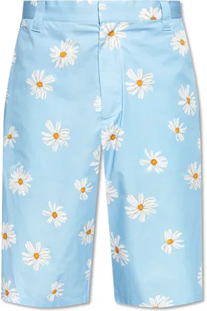 Moschino Shorts, Herre, Blå, L, Bomuld, Shorts med blomstermønster
