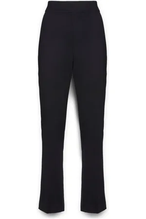Elena Miro Bukser, Dame, Sort, XL, Slim-Hose i Milano-Rib