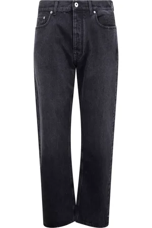 OFF-WHITE Jeans, Herre, Sort, W33, Uld, Stilfulde Hvide Denim Jeans