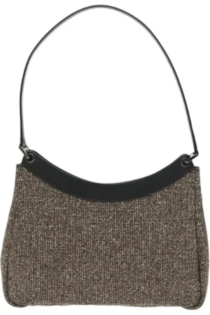 Bally Pre-owned, Dame, Brun, ONE SIZE, Uld, Pre-owned Uld hndtasker