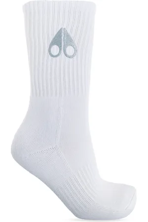 Moose Knuckles Undertøj, Herre, Hvid, L, Bomuld, Bomuldssokker med logo