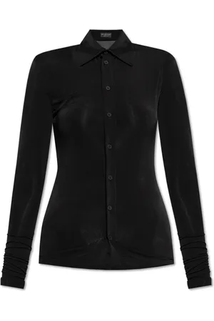 Balenciaga Bluser & Skjorter, Dame, Sort, S, Bomuld, Skjorte