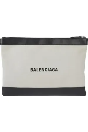 Balenciaga Pre-owned, unisex, Hvid, ONE SIZE, Tyl, Pre-owned Canvas balenciaga-tasker