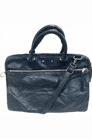 Balenciaga Pre-owned, Herre, Sort, ONE SIZE, Uld, Pre-owned Laeder hndtasker