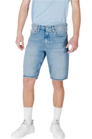 Calvin Klein Shorts, Herre, Blå, W28, Bomuld, Herre Bermuda Shorts Kollektion