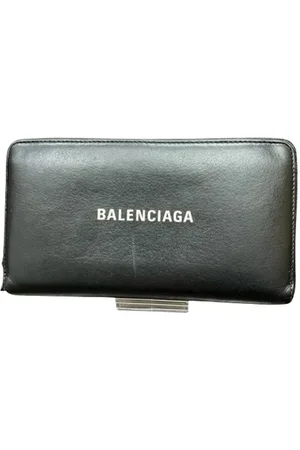 Balenciaga Pre-owned, Herre, Sort, ONE SIZE, Læder, Pre-owned Laeder punge