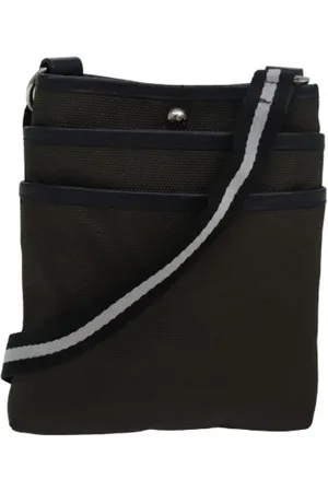 Bally Pre-owned, Dame, Grøn, ONE SIZE, Uld, Pre-owned nylon skuldertasker