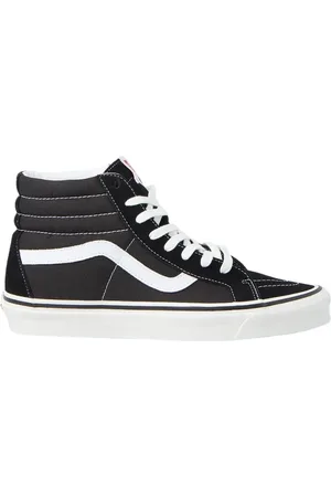 Vans Sko, Herre, Sort, 43 EU, Hamp, Tjek Panel Lærred Sneakers