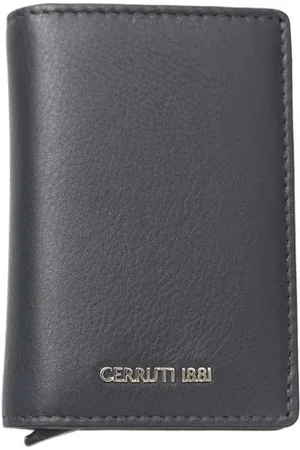 Cerruti 1881 Tilbehør, Herre, Blå, ONE SIZE, Læder, Blåt læder herre pung