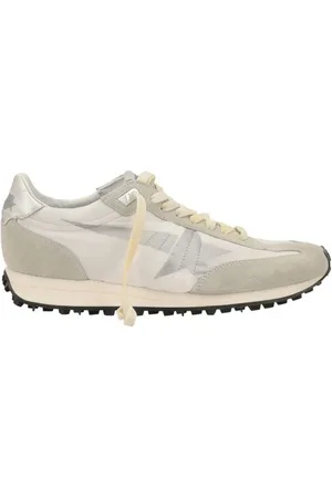 Golden Goose Sko, Herre, Flerfarvet, 46 EU, Læder, Stjernedetalje Marathon Sneakers med Tekstureret Sål