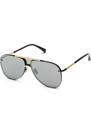 Belstaff Tilbehør, Herre, Sort, ONE SIZE, Titanium Spejlet Solbriller Håndlavet i Japan