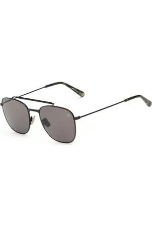 Belstaff Tilbehør, unisex, Sort, ONE SIZE, Titanium solbriller med UV-beskyttelse