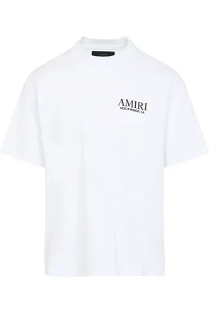 AMIRI Top, Herre, Hvid, M, Bomuld, Hvid T-shirt Forhøj Garderobe Stil