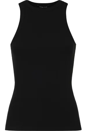 ANINE BING Top, Dame, Sort, S, Uld, Sort Tank Top - Eva Stil