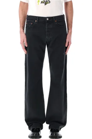 MAGLIANO Jeans, Herre, Sort, L, Denim, Sort Flettet Bag Denim Jeans