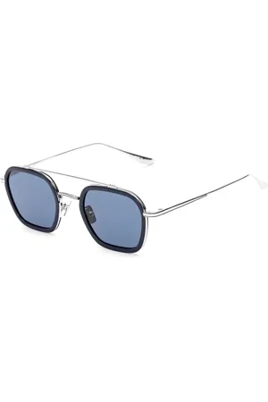 Belstaff Tilbehør, unisex, Blå, ONE SIZE, Blå Titanium Solbriller med Carl Zeiss Linser