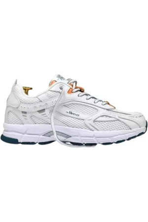 Mercer Amsterdam Sko, Herre, Hvid, 38 EU, Uld, By Sneaker Orange/Blue Me241001 455