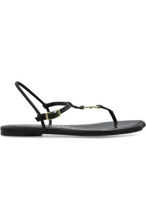 Vivienne Westwood Sko, Dame, Sort, 40 EU, Læder, Sandal ORB Tåstrop