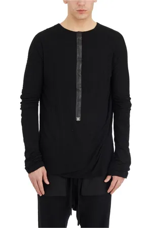 ISAAC SELLAM EXPERIENCE Top, Herre, Sort, S, Cashmere, Modal Cashmere T-Shirt