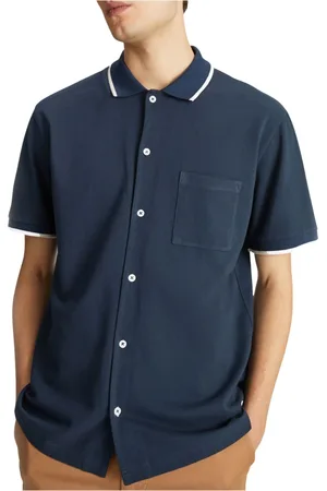 GAS Skjorte, Herre, Blå, 2XL, Klassisk og moderne herre polo shirt