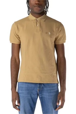 Ralph Lauren Top, Herre, , L, Bomuld, Kortærmet Polo med Broderet Logo