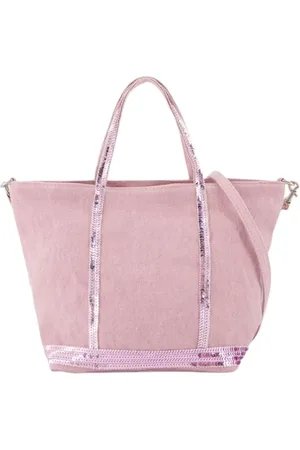 Vanessa Bruno Taske, Dame, Lyserød, ONE SIZE, Linned, Rosa Linned Shopper Taske Dobbelt Slid