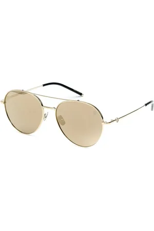 Belstaff Tilbehør, Dame, Gul, ONE SIZE, Uld, Titanium Solbriller med UV-beskyttelse