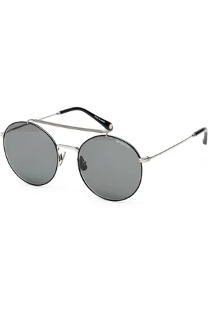 Belstaff Tilbehør, Herre, Sort, ONE SIZE, Håndlavede Titanium Solbriller med Zeiss Linser