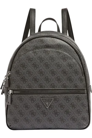 Guess Taske, Dame, Sort, ONE SIZE, Uld, Manhattan Stor Sort Logo Rygsæk