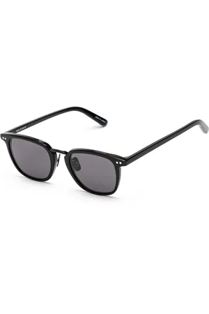 Belstaff Tilbehør, unisex, Sort, ONE SIZE, Håndlavede Acetat solbriller med Titanium Hængsler
