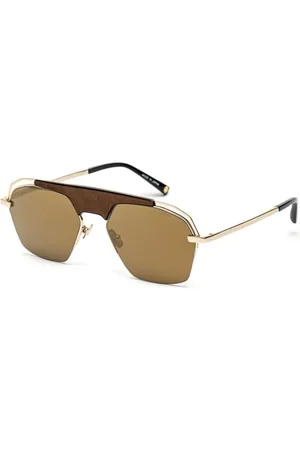 Belstaff Tilbehør, Herre, Gul, ONE SIZE, Uld, Titanium solbriller med Carl Zeiss linser