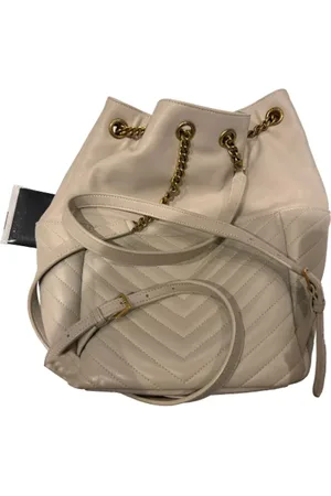 Saint Laurent Pre-owned, Dame, , ONE SIZE, Tyl, Pre-owned Laeder rejsetasker