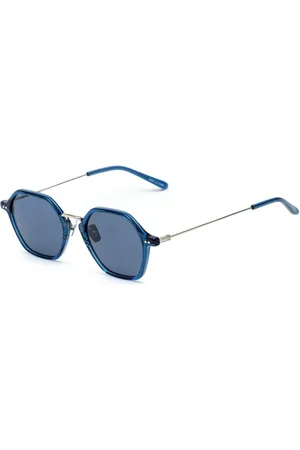 Belstaff Tilbehør, unisex, Blå, ONE SIZE, Blå Titanium Solbriller med Carl Zeiss Linser