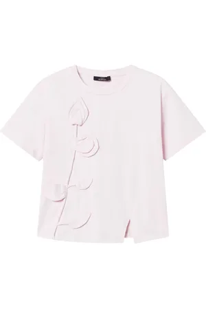 Twin-Set Top, Dame, Lyserød, XS, Uld, Crew Neck T-shirts og Polos