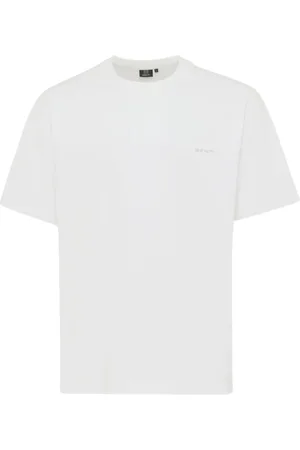Genti Top, Herre, Hvid, L, Uld, Stilfulde T-shirts i hvid