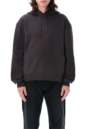 Saint Laurent Sweathshirts & Hoodies, Herre, Grå, M, Bomuld, Grå Strikvarer Hættetrøje Anciere Stil