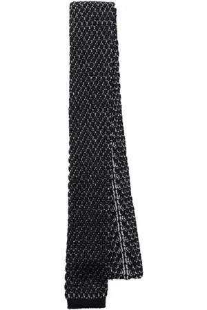 Giorgio Armani Tilbehør, Herre, Blå, ONE SIZE, Elegant Silkeslips til Mænd