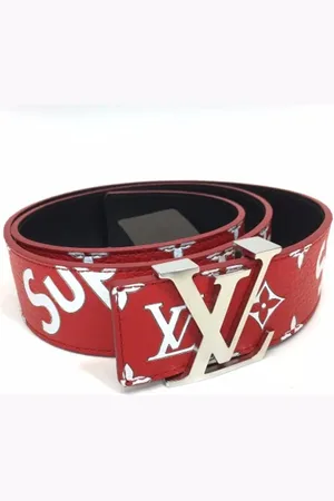 LOUIS VUITTON Pre-owned, Dame, Rød, ONE SIZE, Tyl, Pre-owned Laeder baelter