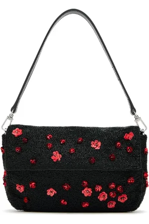 Staud Taske, Dame, Sort, ONE SIZE, Uld, Perle Skuldertaske