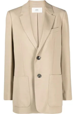 Ami Jakke, Dame, , S, Uld, Enkelt Brystet Blazer