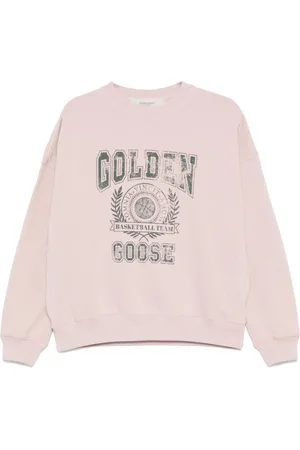 Golden Goose Sweathshirts & Hoodies, Dame, Lyserød, M, Bomuld, Grå og grøn sweater